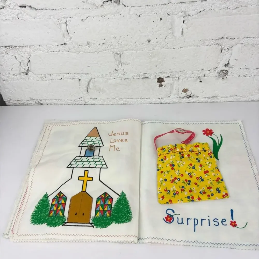 Vintage Handmade Cloth My Quiet Book